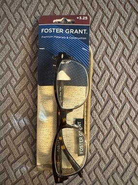 Foster Grant Tortoiseshell Reading Glasses +3.25